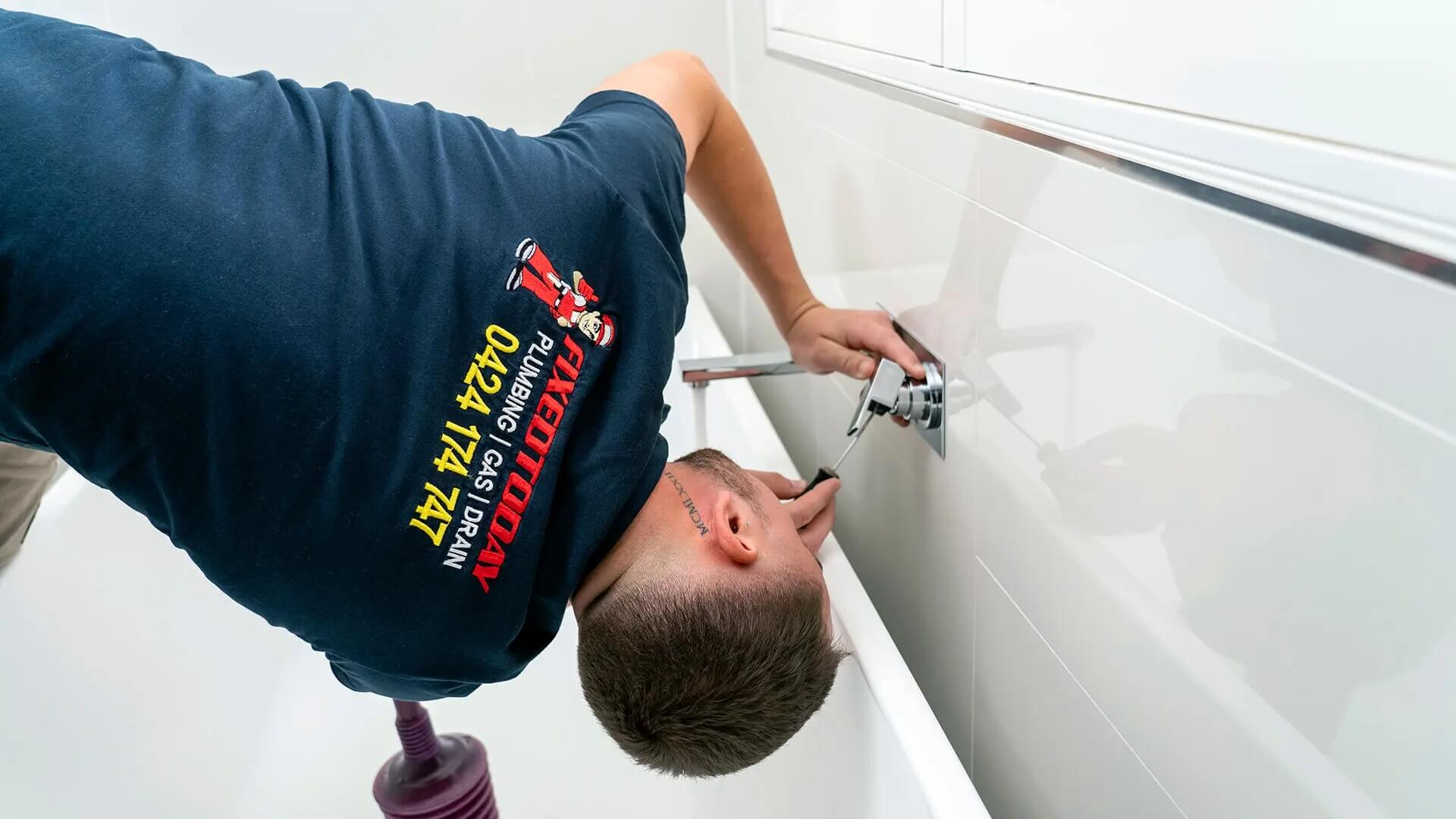 Bathroom plumbing services